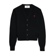 Ami Paris Sweaters Black Ami Paris , Black , Dames