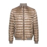 Lichtbruine Bomberjack Herno , Beige , Heren