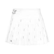 Elegante Zwarte Rok met Kantdetail Philipp Plein , White , Dames