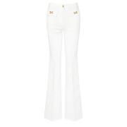 Ivory Jeans Mod Pj93N51E2-360 Elisabetta Franchi , White , Dames