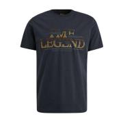 Korte Mouw R-Neck Jersey T-shirt PME Legend , Blue , Heren