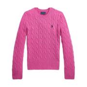 Gezellige Kabeltrui Polo Ralph Lauren , Pink , Dames