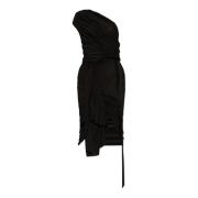 Jurk Mist Rick Owens , Black , Dames