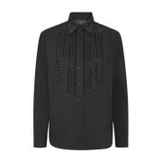 Stijlvolle Shirt met Uniek Ontwerp Philipp Plein , Black , Dames