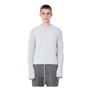 Cashmere Crewneck Trui Rick Owens , Beige , Heren