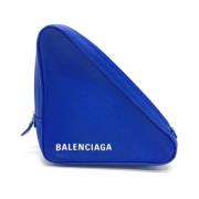 Pre-owned Leather balenciaga-bags Balenciaga Vintage , Blue , Dames