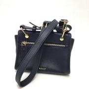 Pre-owned Leather shoulder-bags Bally Pre-owned , Blue , Dames