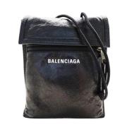 Pre-owned Leather shoulder-bags Balenciaga Vintage , Black , Unisex