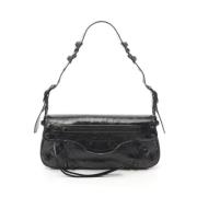 Pre-owned Leather balenciaga-bags Balenciaga Vintage , Black , Dames