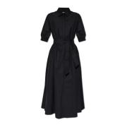 Jurk met kraag Hoyo Max Mara , Black , Dames