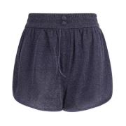 Heldere Lumiere Shorts met zijzakken Oseree , Blue , Dames