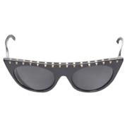 Pre-owned Acetate sunglasses Valentino Vintage , Black , Dames