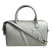 Pre-owned Leather handbags Valentino Vintage , Gray , Dames