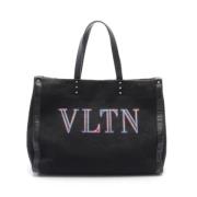 Pre-owned Canvas totes Valentino Vintage , Black , Dames