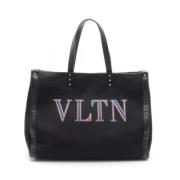 Pre-owned Canvas handbags Valentino Vintage , Black , Dames