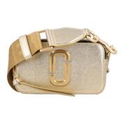 Gouden Handtas met Dubbele Rits Marc Jacobs , Yellow , Dames