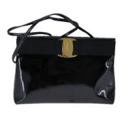 Pre-owned Canvas shoulder-bags Salvatore Ferragamo Pre-owned , Black ,...