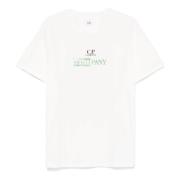 Witte T-shirts en Polos C.p. Company , White , Heren