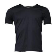 T-shirt met logodetails Dolce & Gabbana , Blue , Heren