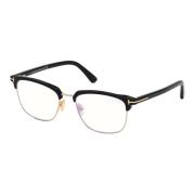 Blauw Blok Brillen Montuur Tom Ford , Black , Unisex