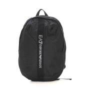 Canvas rugzak met ritssluiting Emporio Armani EA7 , Black , Heren