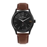 Analoge Leren Horloge Roestvrij Staal Ben Sherman , Brown , Heren