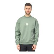 Groene trui met logoprint Hugo Boss , Green , Heren