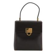 Pre-owned Leather handbags Salvatore Ferragamo Pre-owned , Brown , Dam...