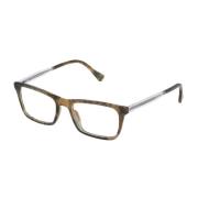 Groene Tortoise Shell Bril voor Mannen Police , Green , Heren