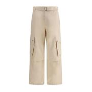 Cargo Broek met Zakken Jacquemus , Beige , Heren