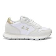 Witte Sneakers met 4,5 cm Zool Sun68 , White , Dames