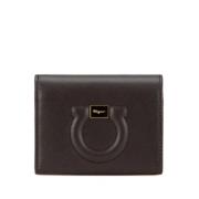 Pre-owned Leather wallets Salvatore Ferragamo Pre-owned , Brown , Dame...