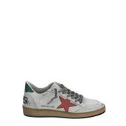 Leren Ball Star Sneaker Golden Goose , White , Dames