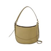 Groene leren crossbody tas - magnetische sluiting Vanessa Bruno , Gree...