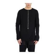 Modal Cashmere T-Shirt Isaac Sellam , Black , Heren