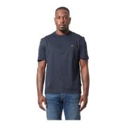 Blauw T-shirt met Double B monogram Hugo Boss , Blue , Heren