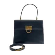 Pre-owned Leather handbags Salvatore Ferragamo Pre-owned , Black , Dam...