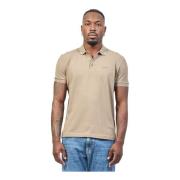 Contrast Trim Paddy Polo Beige Hugo Boss , Beige , Heren