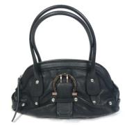 Pre-owned Leather handbags Salvatore Ferragamo Pre-owned , Black , Dam...