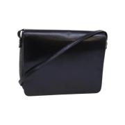 Pre-owned Leather shoulder-bags Salvatore Ferragamo Pre-owned , Black ...