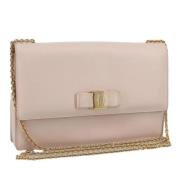 Pre-owned Leather shoulder-bags Salvatore Ferragamo Pre-owned , Pink ,...