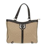 Pre-owned Canvas handbags Salvatore Ferragamo Pre-owned , Beige , Dame...