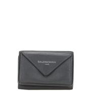 Pre-owned Leather wallets Balenciaga Vintage , Black , Dames