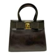 Pre-owned Leather handbags Salvatore Ferragamo Pre-owned , Brown , Dam...