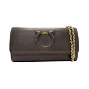 Pre-owned Leather wallets Salvatore Ferragamo Pre-owned , Brown , Dame...