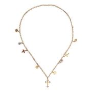 Goudkleurige Religieus Kruis Hanger Ketting Dolce & Gabbana , Yellow ,...