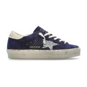 Donkerblauwe Sterrenpatch Sneakers Golden Goose , Blue , Dames