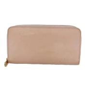 Pre-owned Leather wallets Louis Vuitton Vintage , Pink , Dames