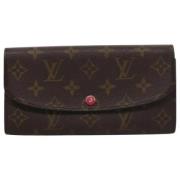 Pre-owned Canvas wallets Louis Vuitton Vintage , Brown , Dames