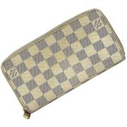 Pre-owned Canvas wallets Louis Vuitton Vintage , Beige , Dames